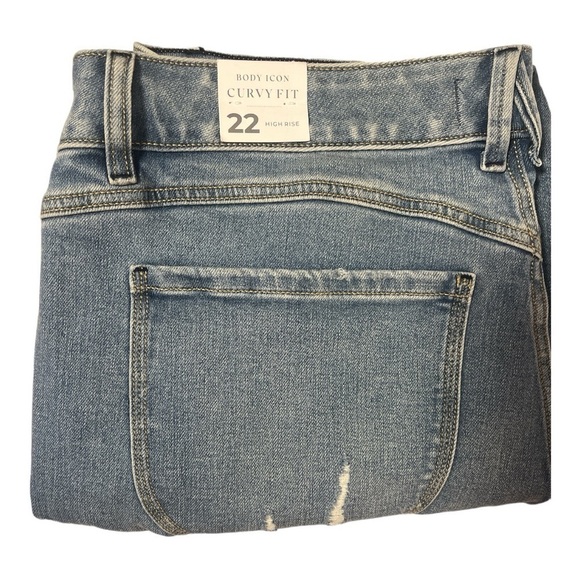 Lane Bryant Body Icon Curvy Fit Flex Magic Waistband High-Rise Straight 22 CH1 - Picture 5 of 5